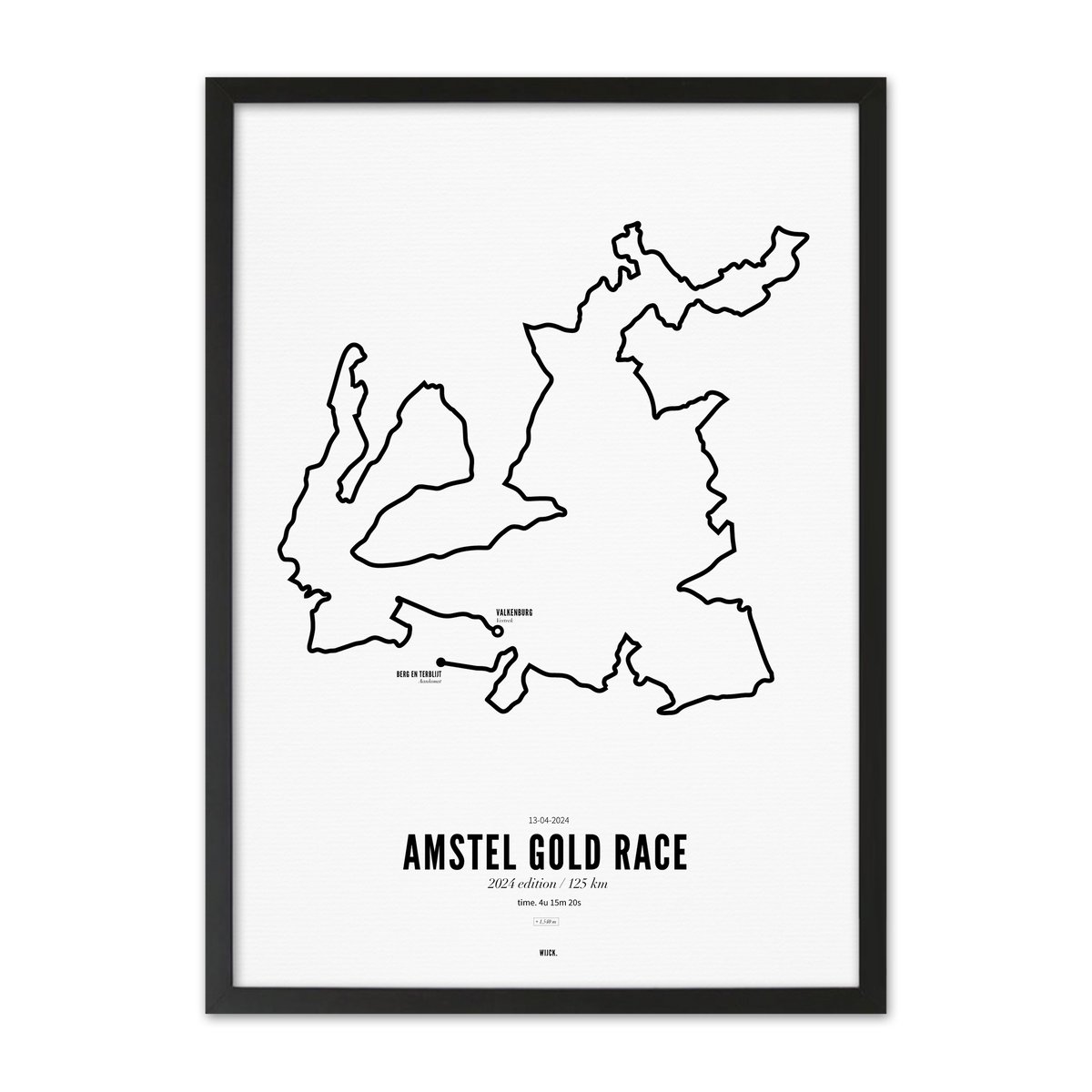 Poster of Amstel Gold Race 2024 - 125km | WIJCK.